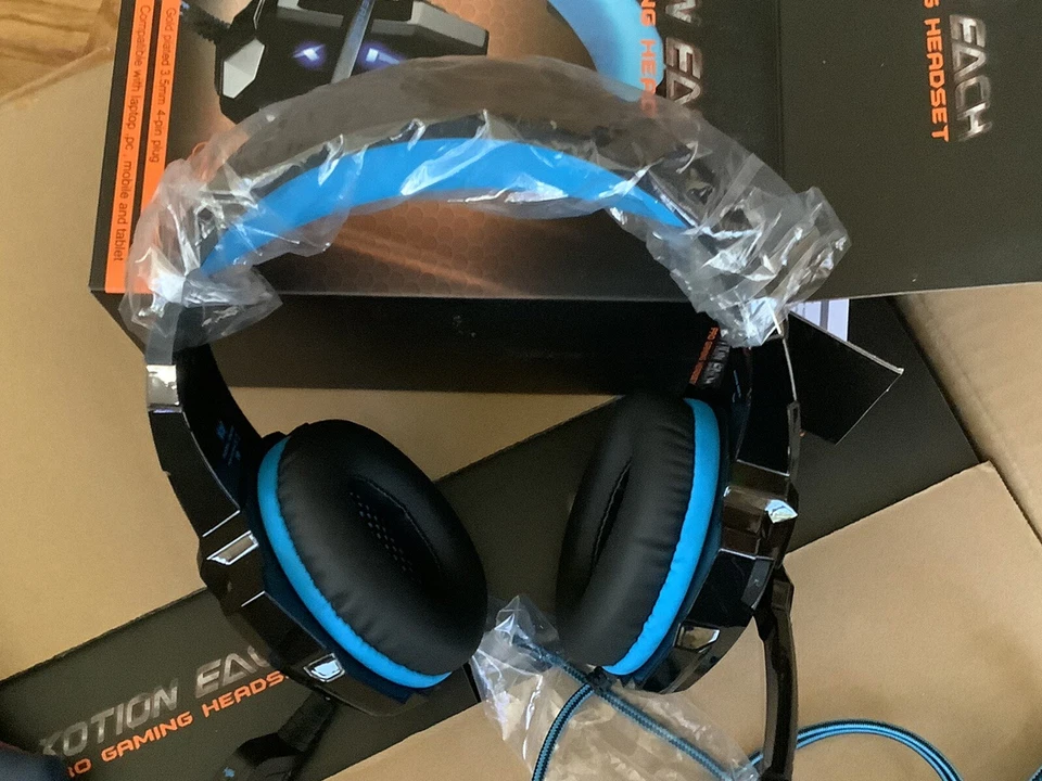 KOTION EACH G9000 3.5mm LED Gaming Headphone Stereo Headset for PC Laptop PS4 - Image 4 of 4