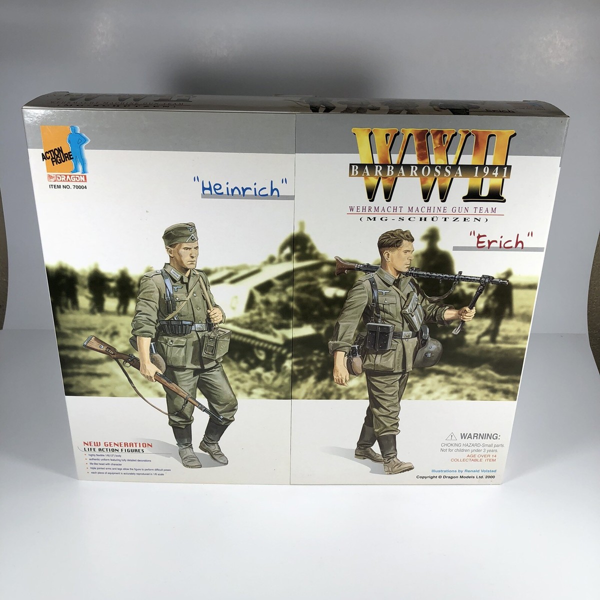 Dragon WWII Wehrmacht Machine Gun Team Heinrich & Erich Dragon WWII Wehrmacht Machine Gun Team Heinrich & Erich