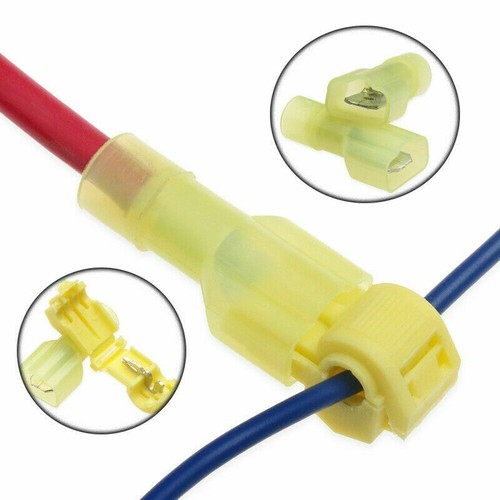 120/100X 22-10AWG Insulated T-Tap Quick Splice Combo Wire Terminal Connector Kit - Picture 9 of 20
