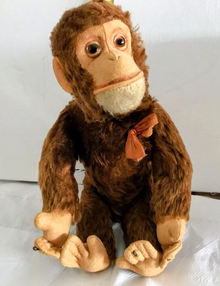 rare SCHUCO Monkey with tail turns Head mechanism 1950 - Image 3 of 4