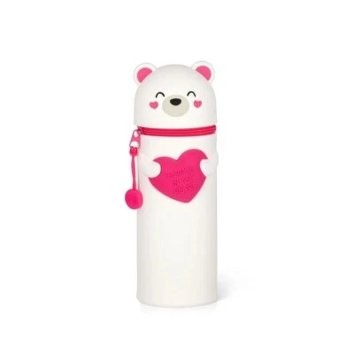 Legami 2 in 1 Valentinstag-Federmäppchen White Bear - Kawaii - Limited Edition -
