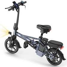 AOVOPRO EB60 14 Inch Ebike 500W Folding Electric Bike Bicycle 48V 10.4AH 22MPH