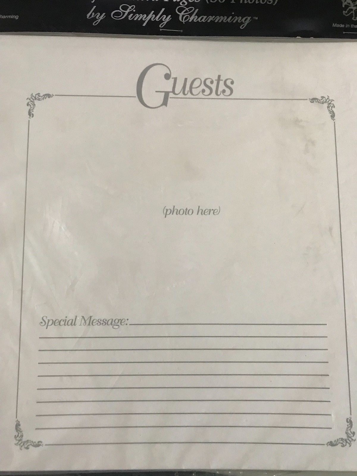 Picture Guest Book Wedding Album eBay