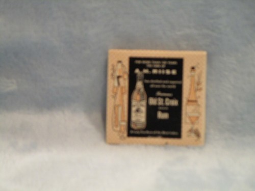 A.H. Riise Liquors St. Thomas W.I. Copenhagen, VTG Matchbook - Picture 2 of 2