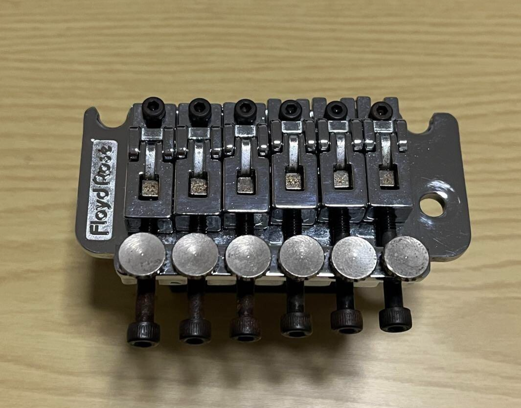 80s FERNANDES Floyd Rose FRT-4 Tremolo Bridge Chrome Excellent++