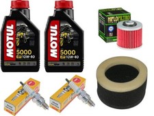 Kit Tagliando Yamaha Virago XV 250 Olio Motul 5000 Filtro Olio Aria Candele NGK