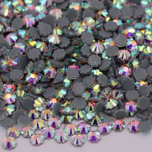 Special Shape Crystal AB Iron On Hotfix Rhinestones Hot Fix Flatback Stones Gem - Picture 57 of 78