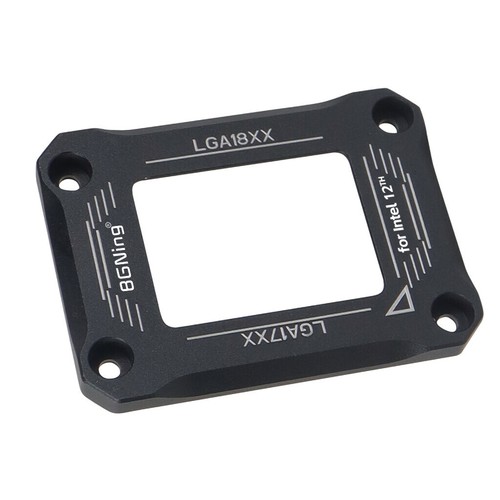 Cadre de protection support CPU pour ordinateur de bureau en alliage d'aluminium 12 générations - Photo 2/5