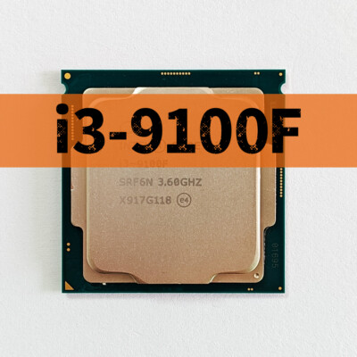 Intel Core i3-9100F SRF7W Quad Core 3.6GHz Coffee Lake LGA1151 CPU Processor