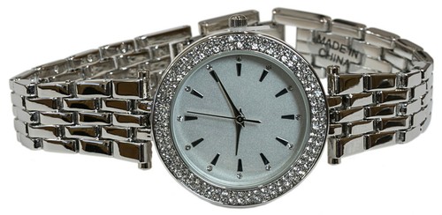 Blekon Collections Japanese Qrt Elegant Women Rhinestone Bezel SS Bracelet Watch - Picture 4 of 41