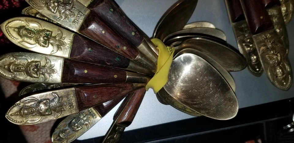 Conjunto de Talheres Vintage Courtney Siam Bronze 42 itens - Imagem 2 de 4