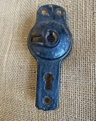 Buy Antique Safety Latch Gilbert Lock Company Thumb Knob Steel With Key Hole