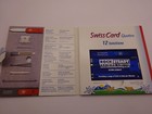 Victorinox Swisscard Quattro. Translucent Blue. VGC.