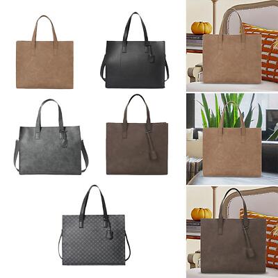 Herren PU Leder Beuteltasche Tasche Freizeit Aktentasche für Straße Geburtstag Geschenk Pendeln