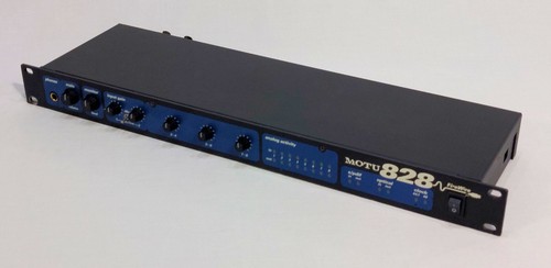 MOTU 828 FIREWIRE AUDIO INTERFACE DAC DIGITAL ANALOG CONVERTER TESTED - Picture 10 of 11