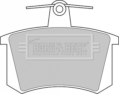 Set of Rear Brake Pads for AUDI CABRIOLET B4 (1991-2000) 8G7 1.9L 66kW 90PS