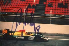 Olivier Beretta autograph, Formula One driver, signed photo