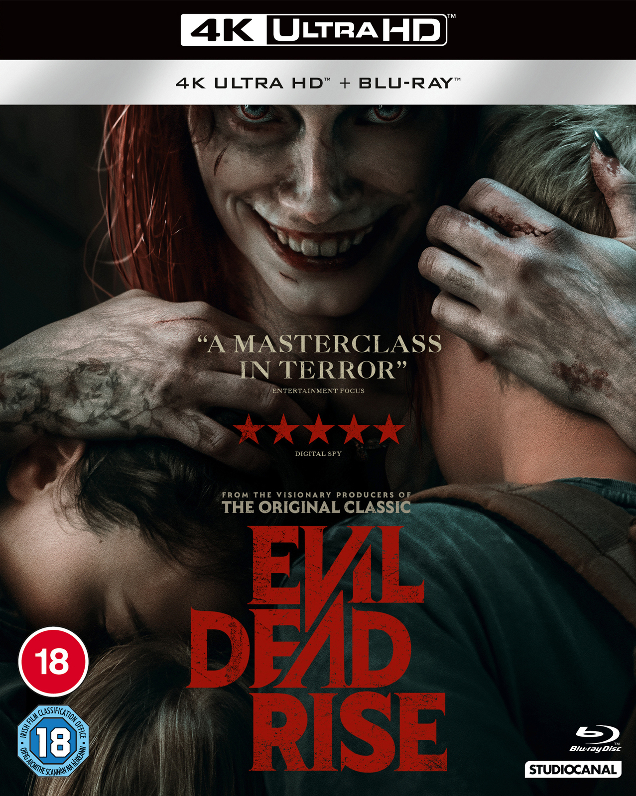 Evil Dead Rise 4K UHD [Blu-ray] [Region A & B & C] (4K UHD Blu-ray) Nell Fisher