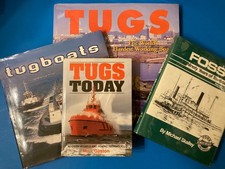 TUGBOAT BOOKS LOT OF 4  BY JOSH LEVENTHAL, JIM SHAW, MICHAEL SKALLEY & M. GASTON