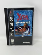 Playstation 1 PS1 X-Com UFO Defense Long Box Complete w/Registration Card