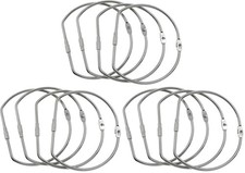 4 PCS Washi Tape Storage Ring D Shape and Paper Tape/Key Storage Ring Silver ...