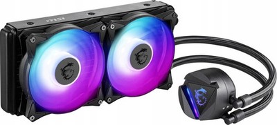 Liquid cooling 240mm MSI MAG Core Liquid 240R V2 2x120mm (U) (W) (B)