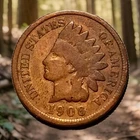 1908 Indian Head Cent Actual Coin Shown - 24