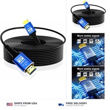 Fiber Optic hdmi Cable 100 ft,18Gbps 4k Ultra high Speed Support 4K 60Hz 4:4:...
