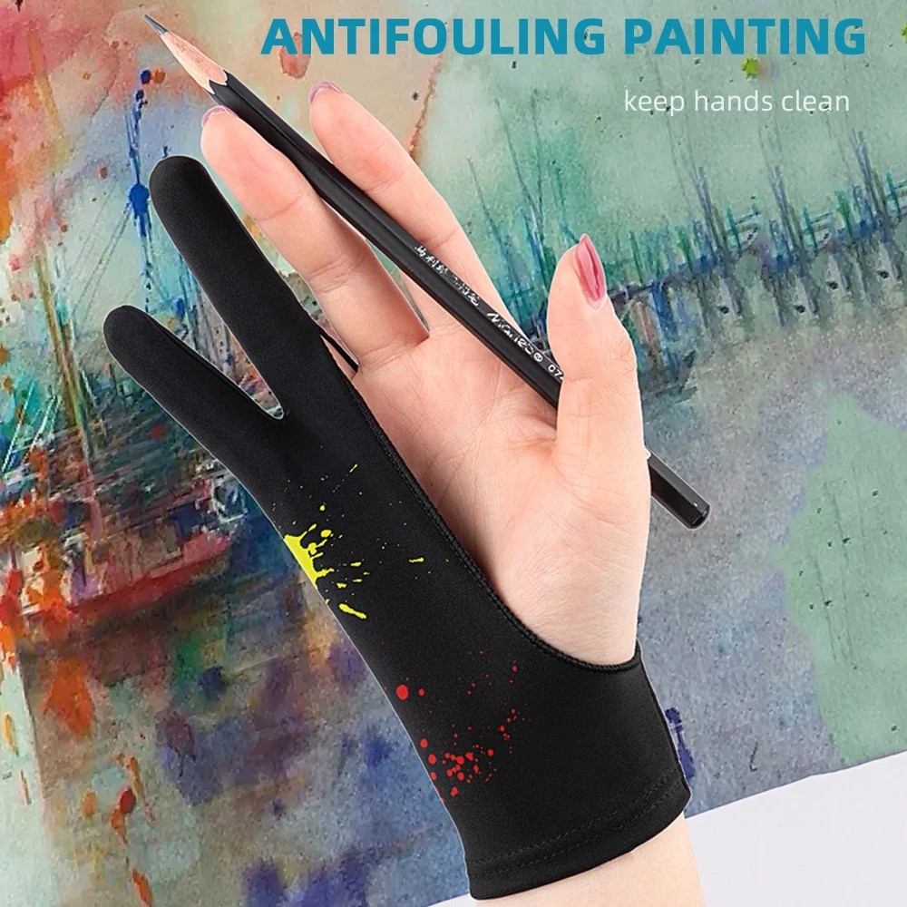 Guanto da Disegno Artista 2 Dita Antifouling foto 6