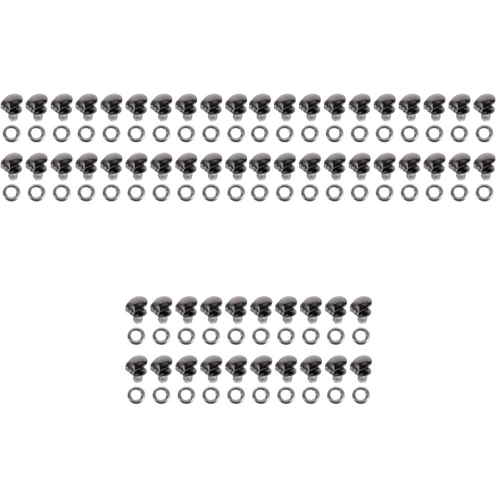 APL 3 PZ Ganci Lacci Stivali Occhiello di Ricambio per Stivali Lavoro Fissaggio Laccio Scarpe