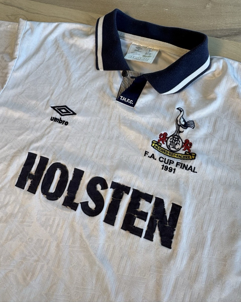 トッテナム　アンブロ　91年　facup umbro TOTTENHAM HOTSPUR repli kit FA CUP FINAL 1991 vintage