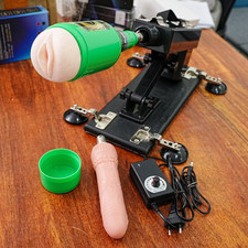 Automatic Handsfree Sex Machine Thrusting Dildo Male Mastubator Cup For Women US