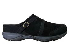Easy Spirit Women's Slip-On Equinox Black Walking Leather Casual Mules 12 Wide