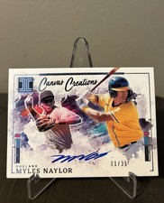 Athletics Myles Naylor 2025 Panini Impeccable No.CCS-MN #1/35 Autographed Card
