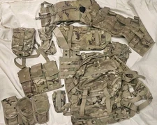 Rifleman 16pc Kit MOLLE System OCP Complete Set ARMY Pack And Pouches USGI Camo