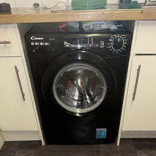Candy CS 149TBBE-80 9kg 1400rpm Black Freestanding Washer NFC LED Display