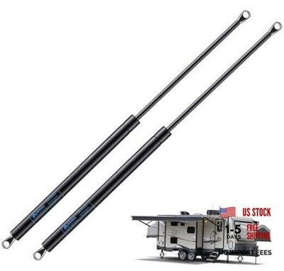 26.5 inch Gas Struts, 124 to 140Lbs Lift Support Compatible with 654150 2 Pcs