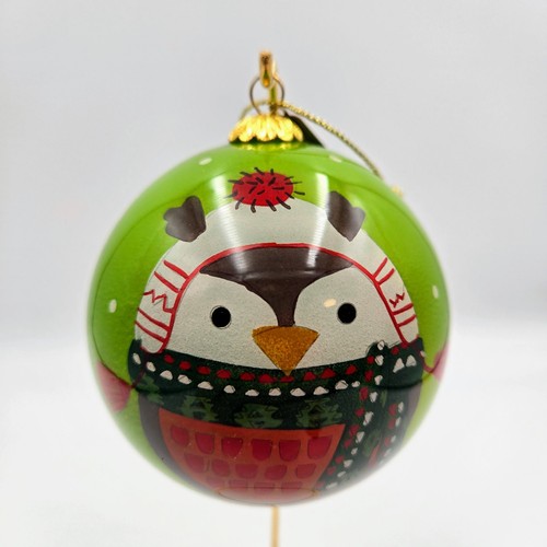 Pier 1 Li Bien Owl Christmas Ornament Decoration 2017 With Box Read - Picture 4 of 10