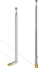 6 Sections Telescopic 65Cm AM FM Antenna Portable Radio Antenna Replacement 2-P