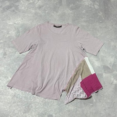 M.&KYOKO Asymmetrical Pink Top Size 2 - Unique Design