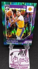 2024-25 Panini Optic CAM REDDISH /149 Green Shock Flash Prizm SP Lakers NBA
