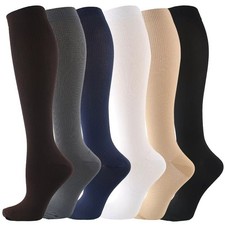 Pair Everstride Compression Socks for Women Wide Calf, Everstride Advanced Wide
