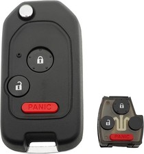 Horande Modified Folding Flip Replacement Key Fob Cover Case Fit For Honda 2003-