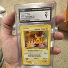 Pokémon Birthday Pikachu Black Star Promo Holo CGC 9 Wizards 24 SWIRL