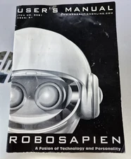 Robosapien User's Manual ONLY WowWee 2004 Robot Model #8081