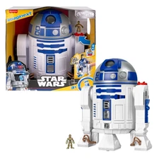 Imaginext Star Wars R2-D2 23" Playset with C-3PO Figure Sounds Lights 3+ New