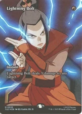MTG Lightning Bolt (0032) *Foil* Borderless Avatar TLE NM/MT Free Ship