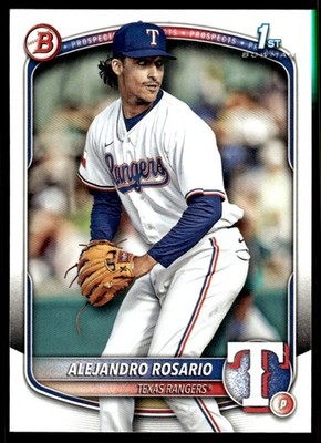2025 Alejandro Rosario 1st Bowman Prospects Rookie Card #BP-125