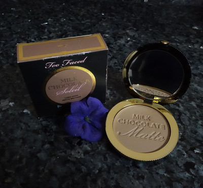 Too faced milk chocolate soleil long wear matte bronzer new full size 0.28oz