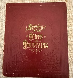 Souvenir Book Of The White Mountains -NH fold Out Postcards Chisholm Bros.